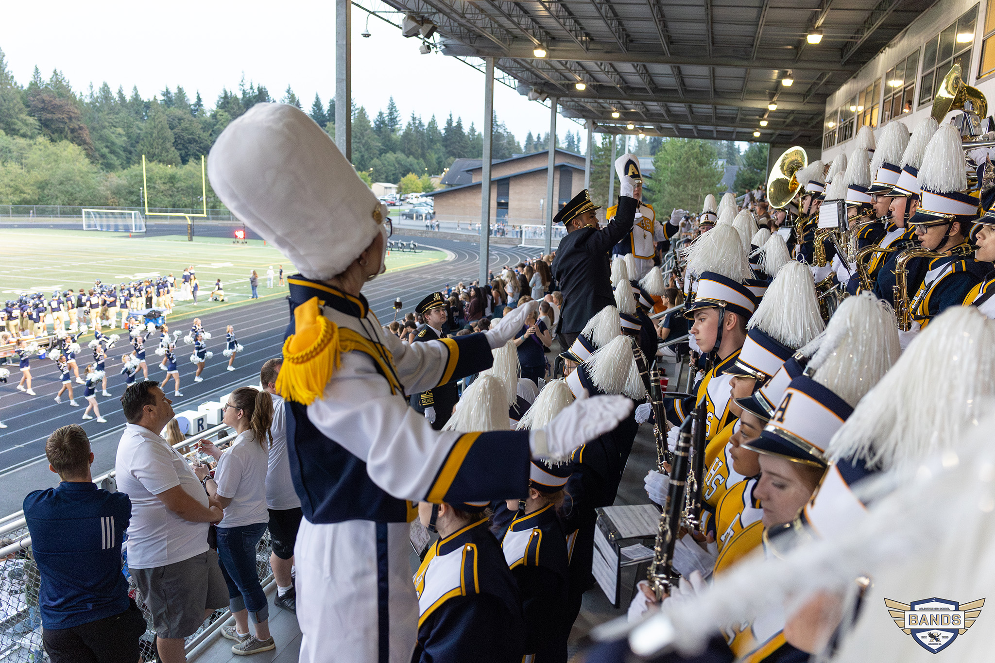 Band performance background