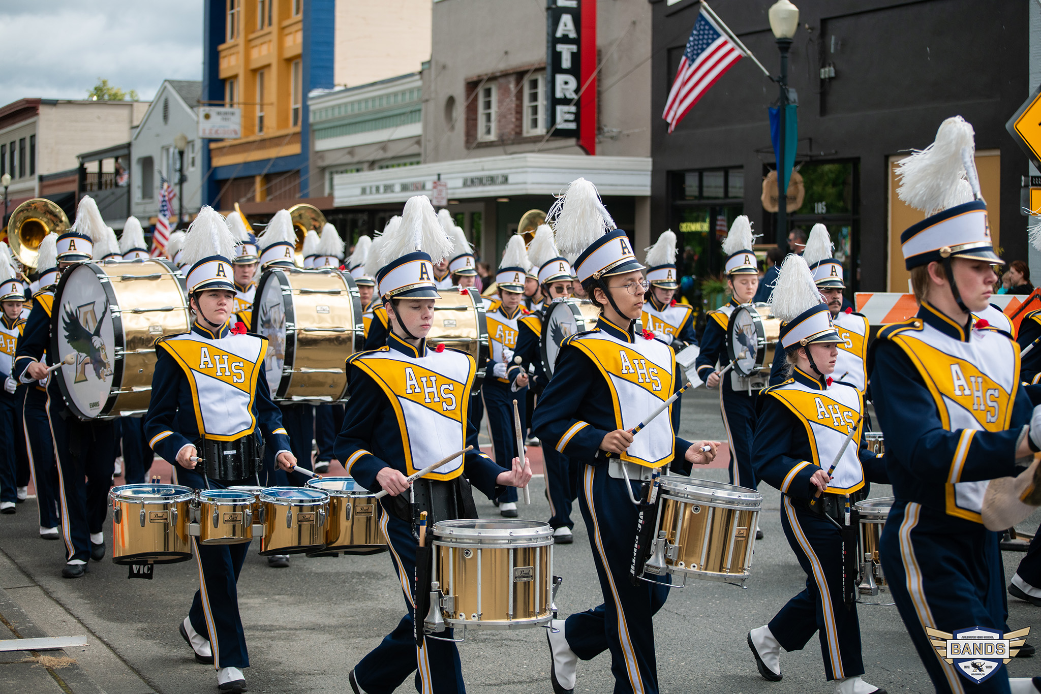 Band performance background